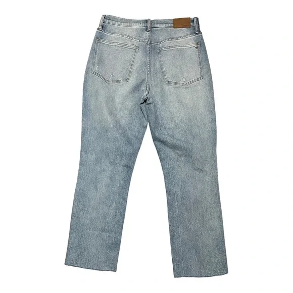 Madewell High Rise Slim Boyjean Prentice Light Wash Denim Womens Size 28 ND555‎ - Picture 4 of 10